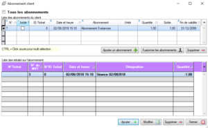 abonnements de vos clients